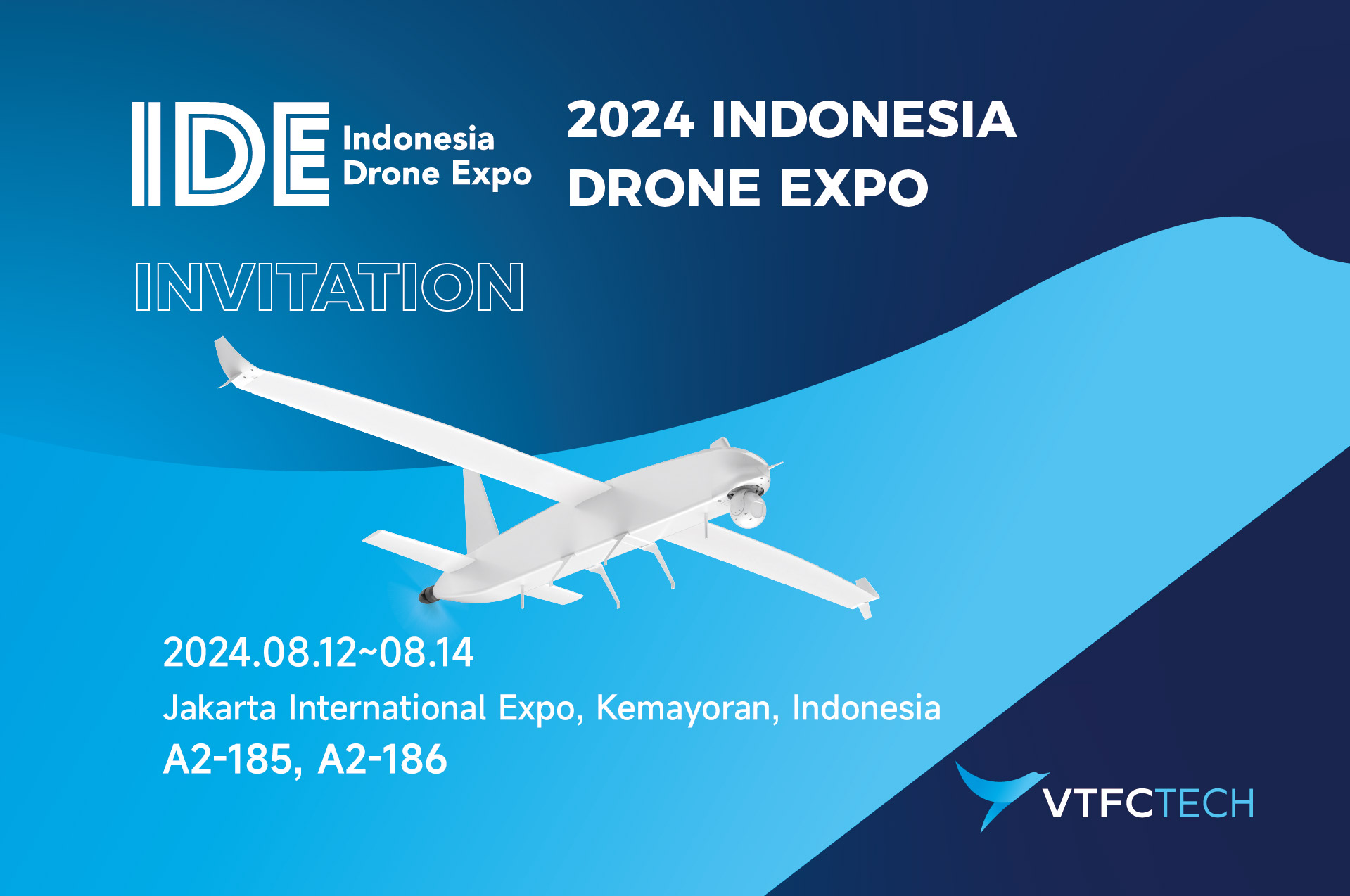 VTFC will be showcasing at the 2024 Indonesia Drone Expo.
